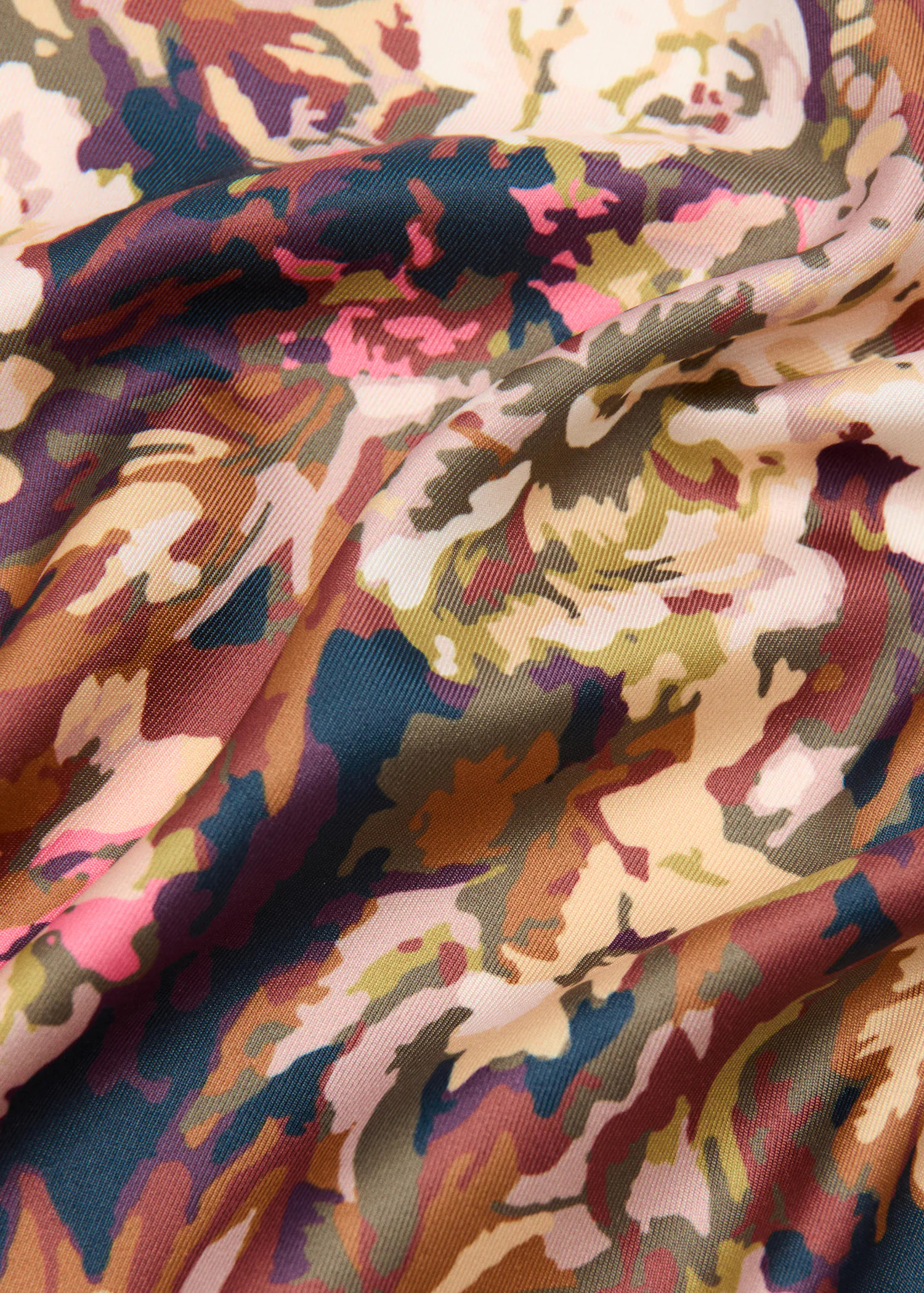 Floral satin scarf | Mango (US/MX/AU)