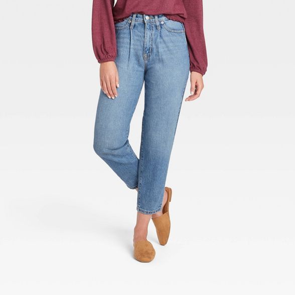 Women's High-Rise Stretch Carrot Leg Slim Jeans - A New Day™ | Target