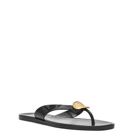 DV Dolce Vita Women s Jesper Jelly Thong Sandal with Ornament | Walmart (US)