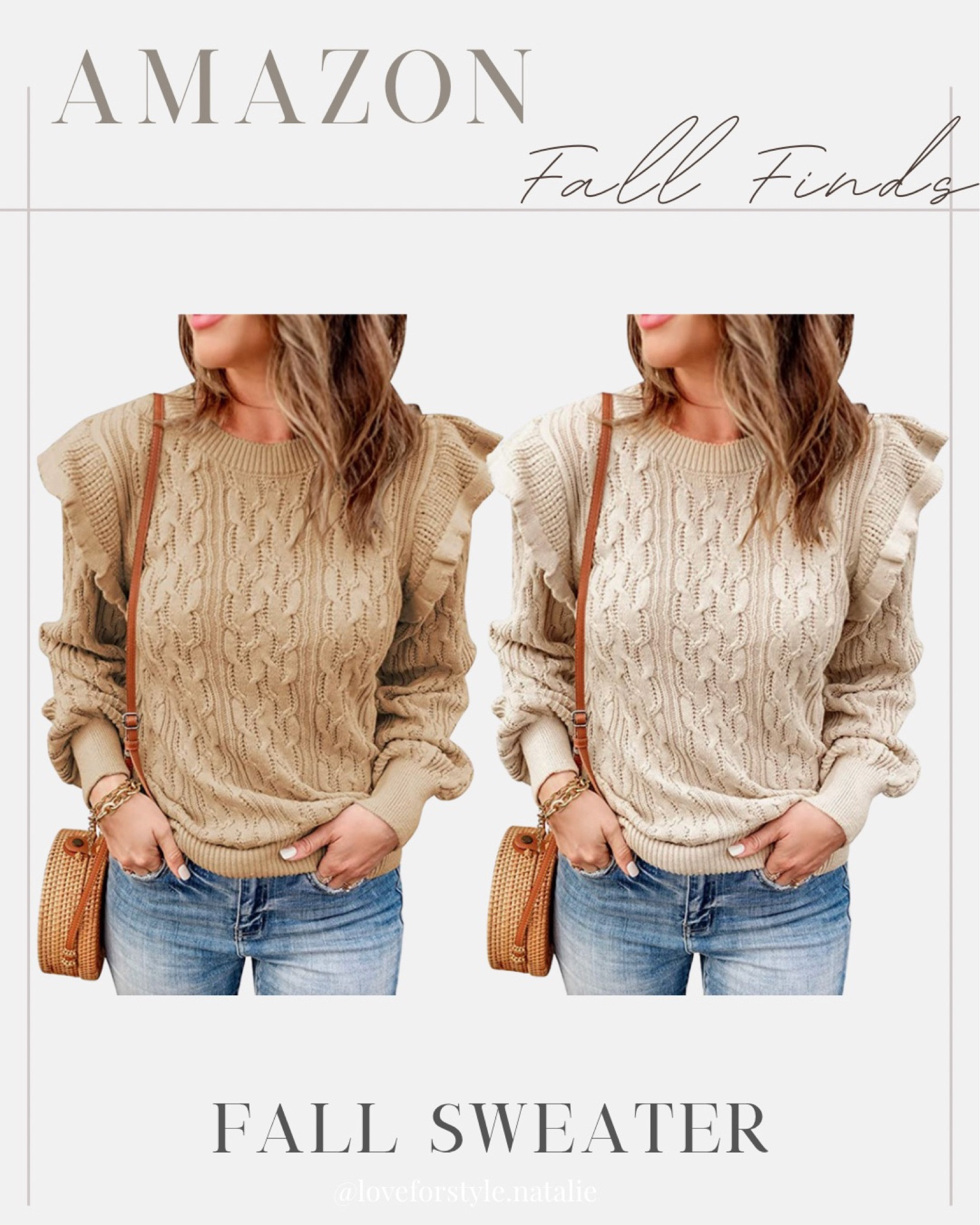 Amazon Fall Sweater






 #LTKFall #LTKHalloween #LTKSeasonal #LTKunder50 #LTKbeauty #LTKfamily #LTKhome #LTKstyletip #LTKwedding #LTKunder100 #LTKitbag #LTKshoecrush  #LTKsalealert #LTKworkwear #LTKtravel 





#LTKSeasonal #LTKSale