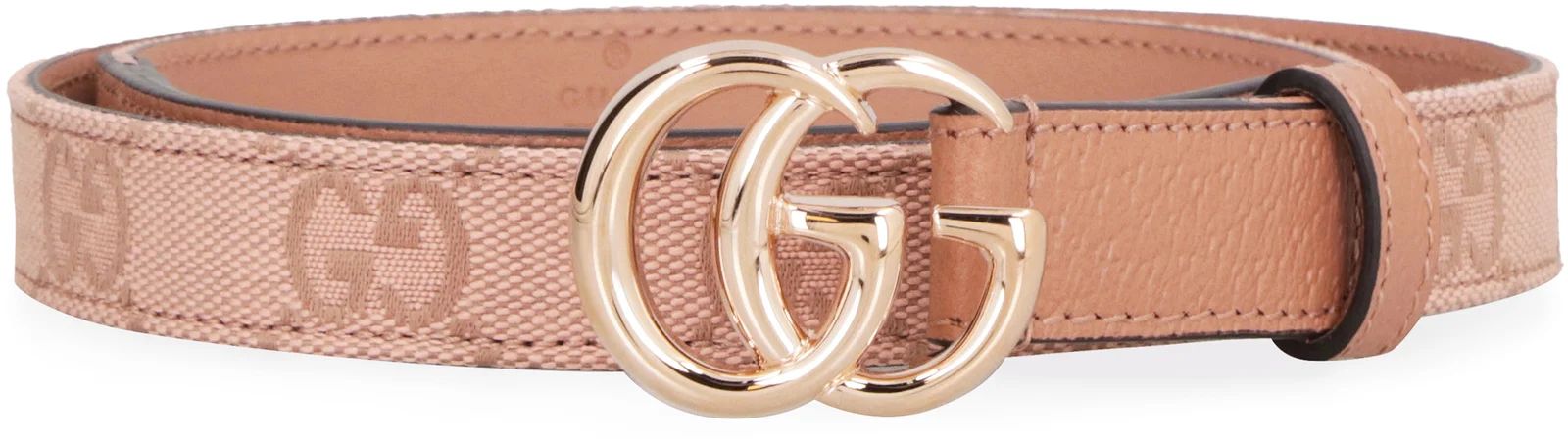 Gucci GG Marmont Logo Plaque Belt | Cettire Global