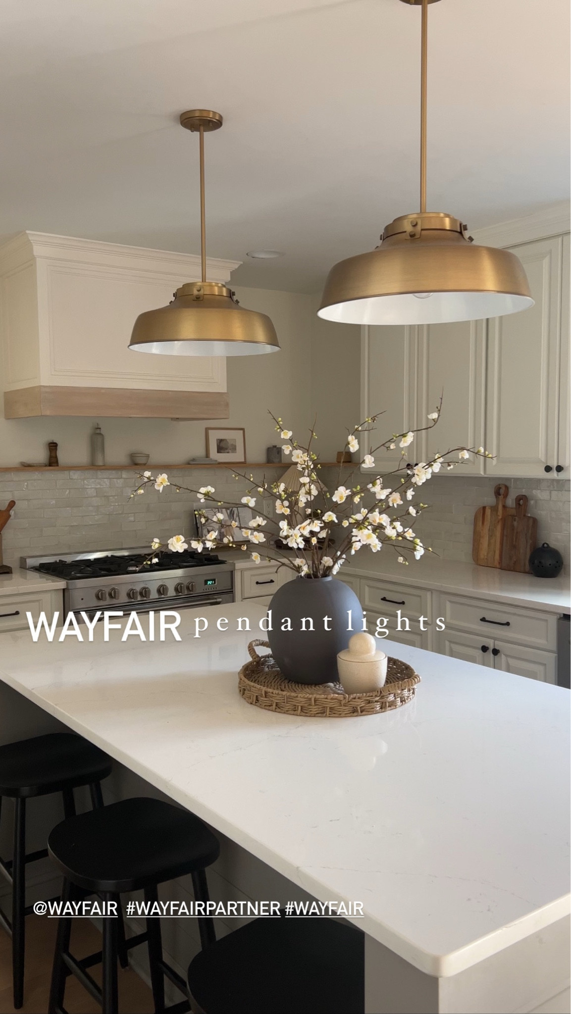 @wayfair #wayfairpartner @wayfair 
Wayfair finds | kitchen island pendant light | kitchen lighting | home decor 

#LTKHome #LTKFindsUnder100 #LTKFindsUnder50