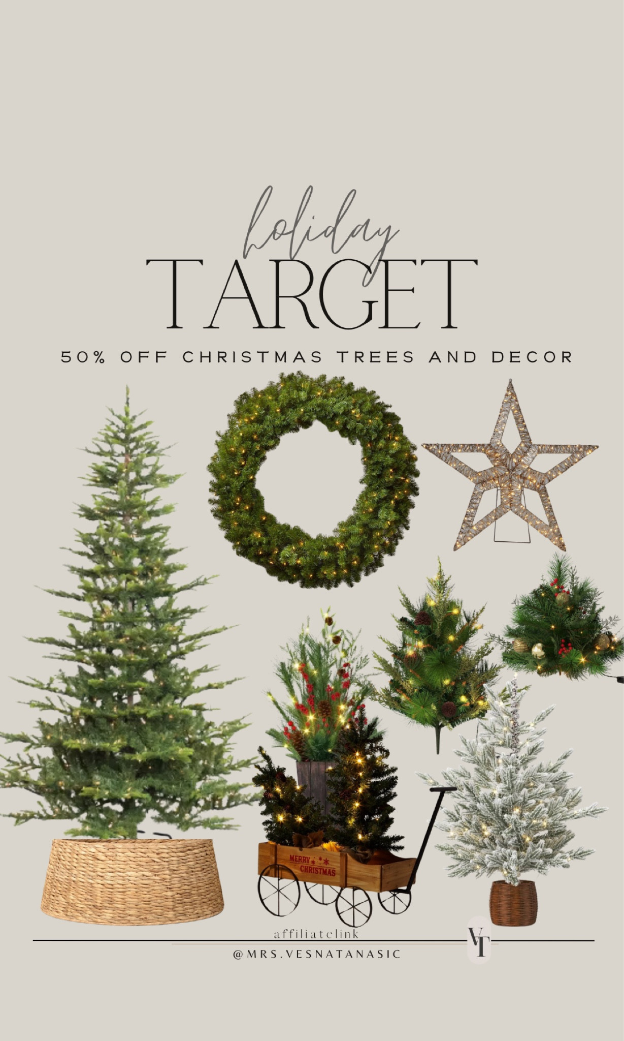 50% off select Target Holiday decor and Christmas trees! @target @targetstyle #targetstyle #target #targethome #christmas 

#LTKSaleAlert #LTKHoliday #LTKHome