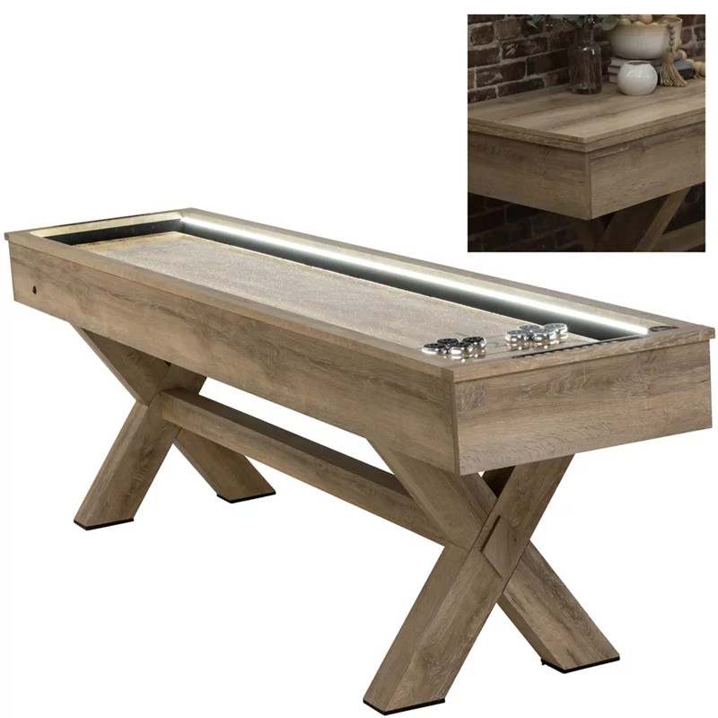 American Legend LED Shuffleboard Table with Buffet Top | Academy Sports + Outdoors