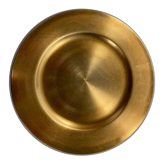 Richland Plain Charger Plate 13" Gold Set of 12 | Walmart (US)