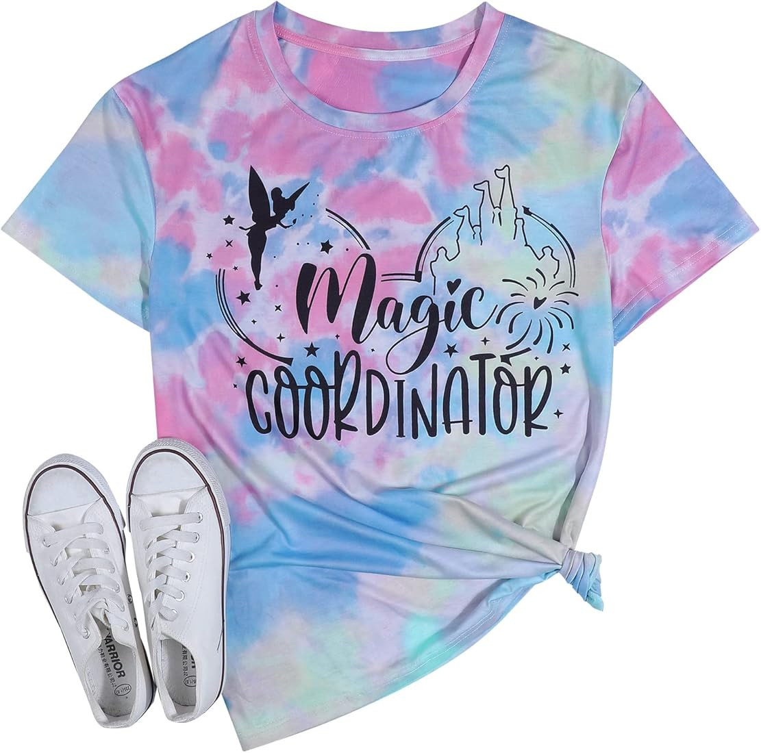Magic Coordinator Shirt for Women Magical Shirt Magic Kingdom Tshirt Funny Girl Trip Tee Castle Grap | Amazon (US)