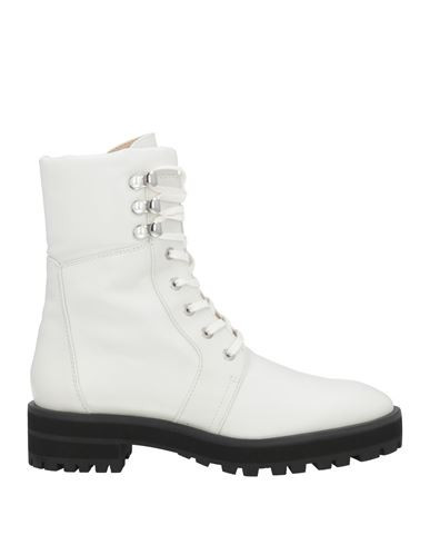 Stuart Weitzman Woman Ankle boots White Size 8.5 Leather | YOOX (US)