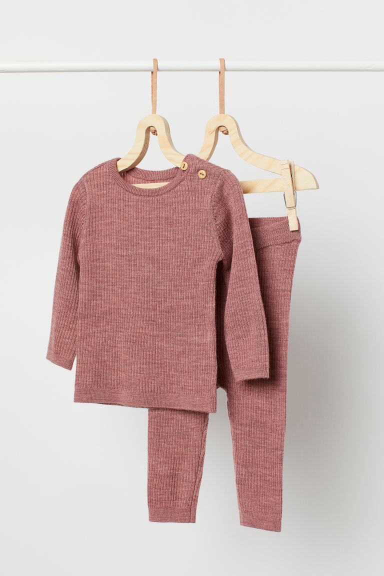 2-piece Merino Wool Set | H&M (US)