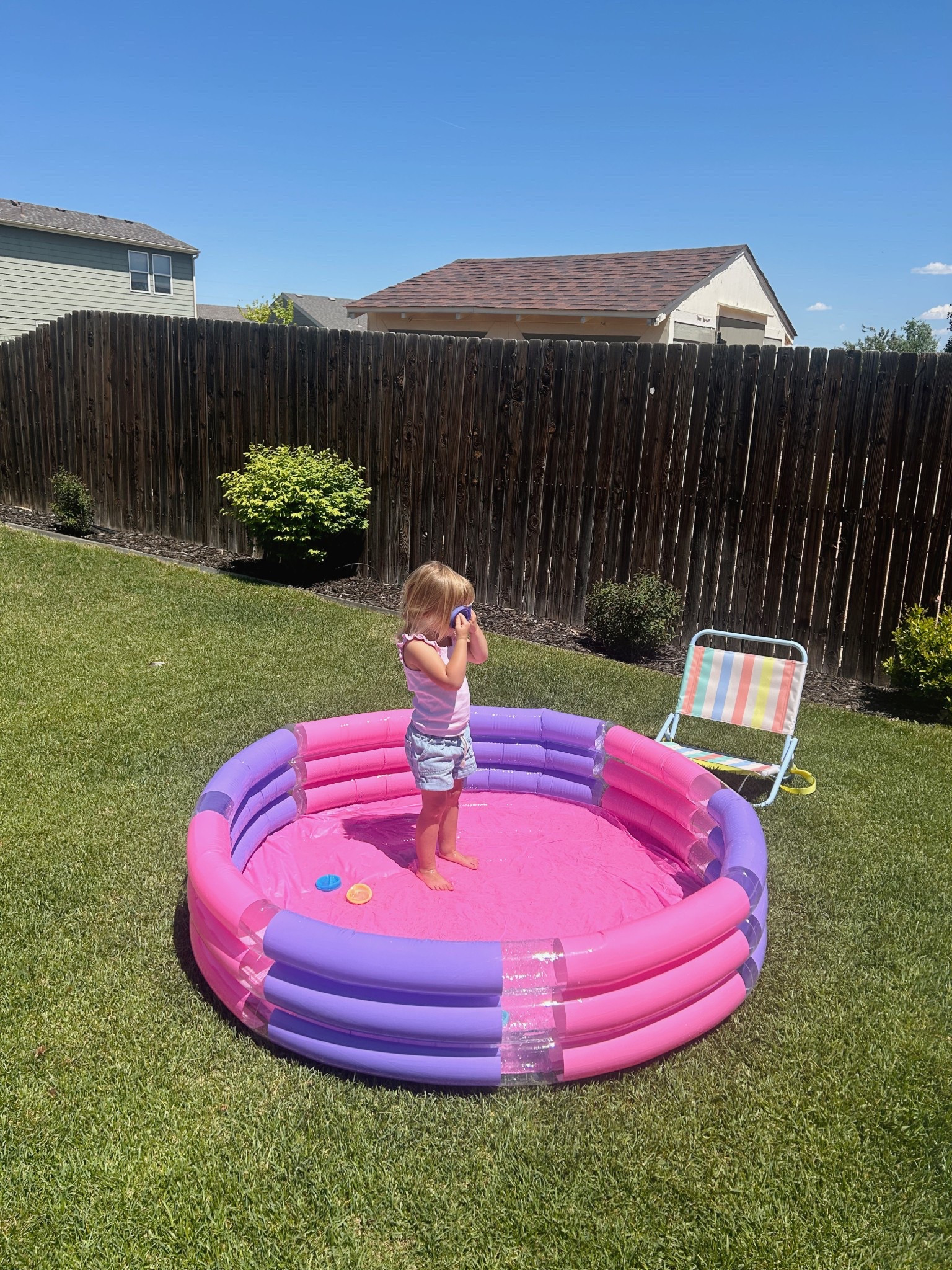 Harper’s new summer pool! Only $15 at target! 🌞 