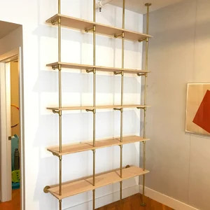 Brass Pipe Shelving - Etsy | Etsy (US)
