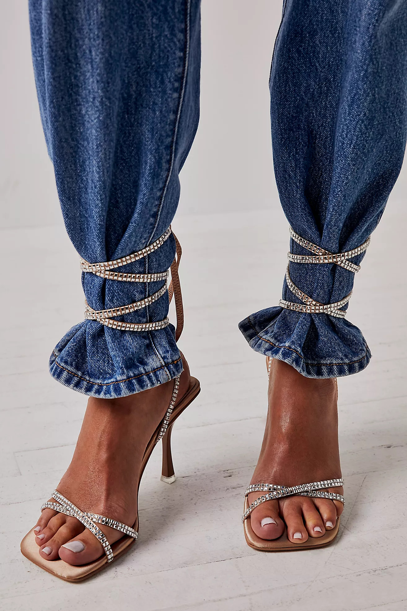 Night Shimmers Wrap Heels | Free People (Global - UK&FR Excluded)