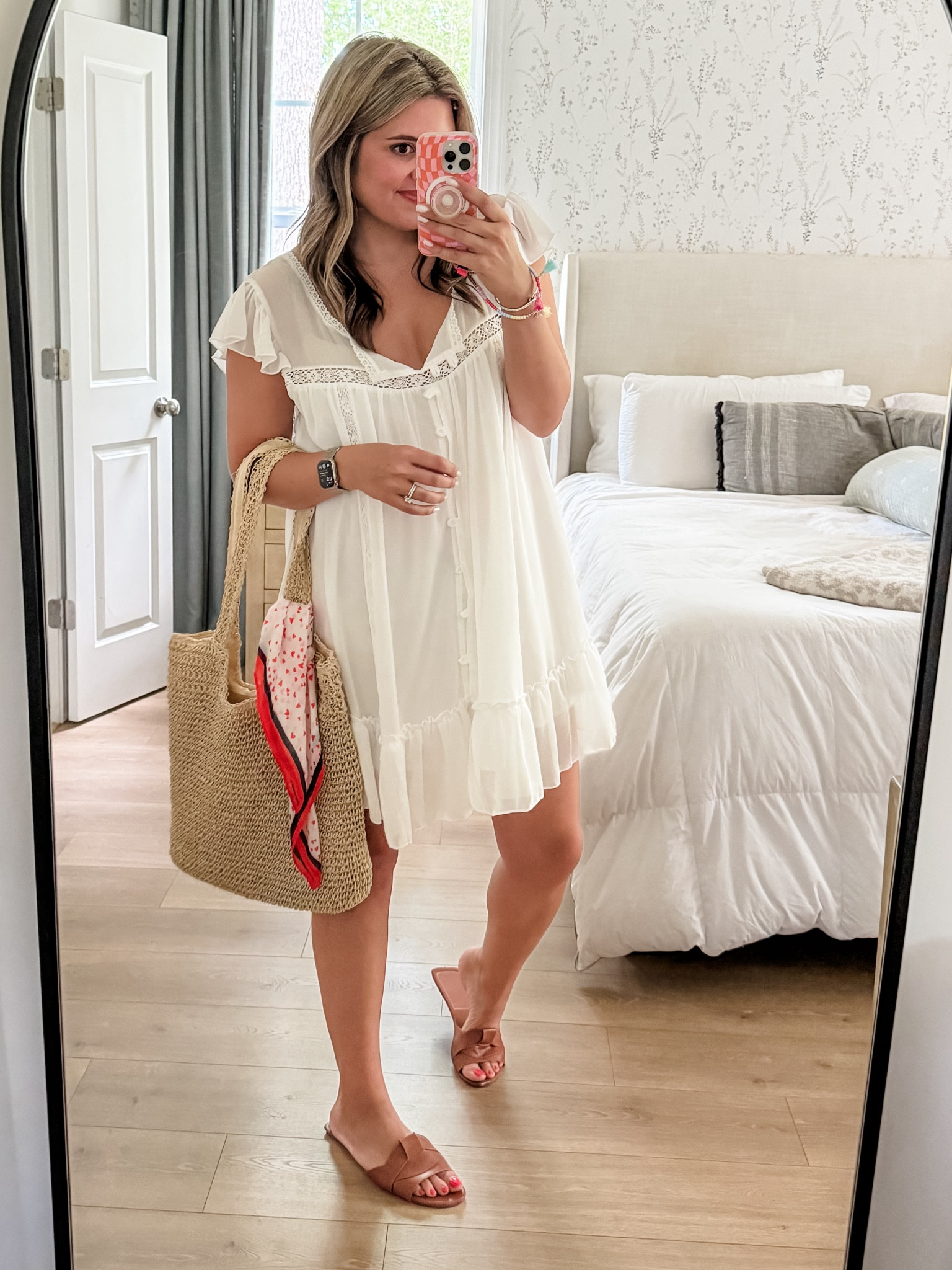 Size 8 summer outfit ideas! 4th of July, July fourth outfits! Designer inspired dress. TTS or size down in between. In a medium. 

@amazonfashion #amazonfashion 

#LTKMidsize #LTKFindsUnder50