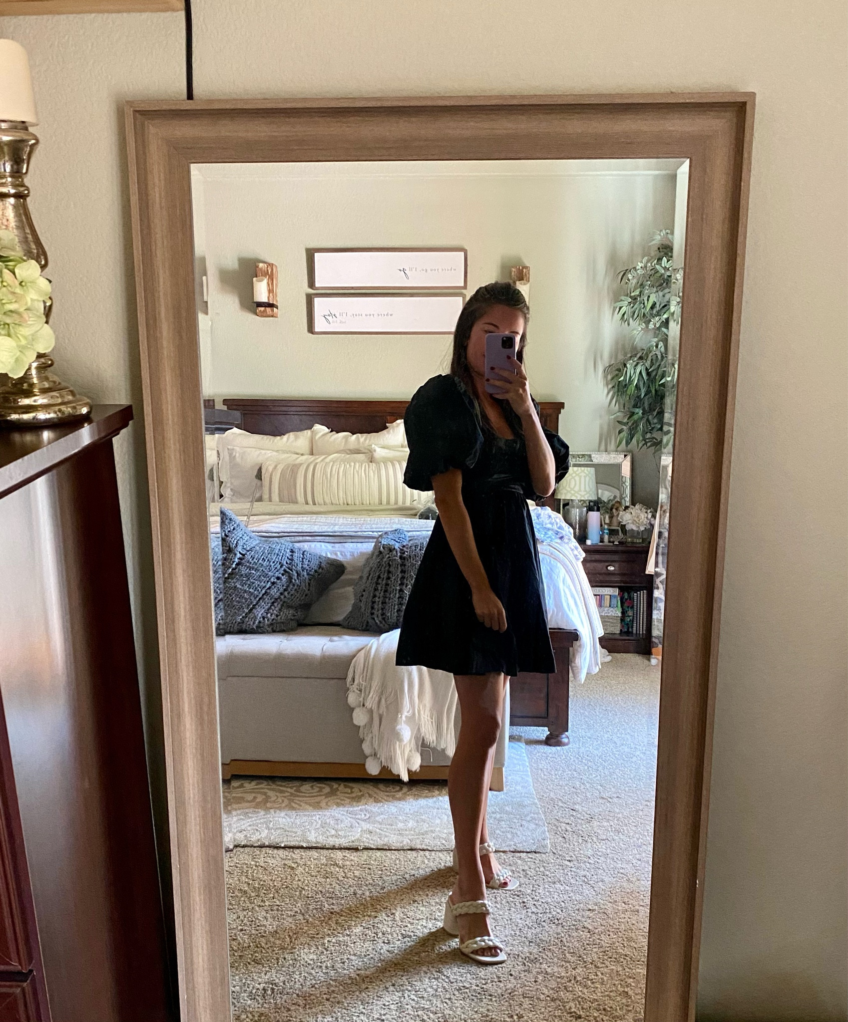 Black ruched bodice puff sleeve dress and braided sandals 

#LTKsalealert #LTKunder50 #LTKshoecrush