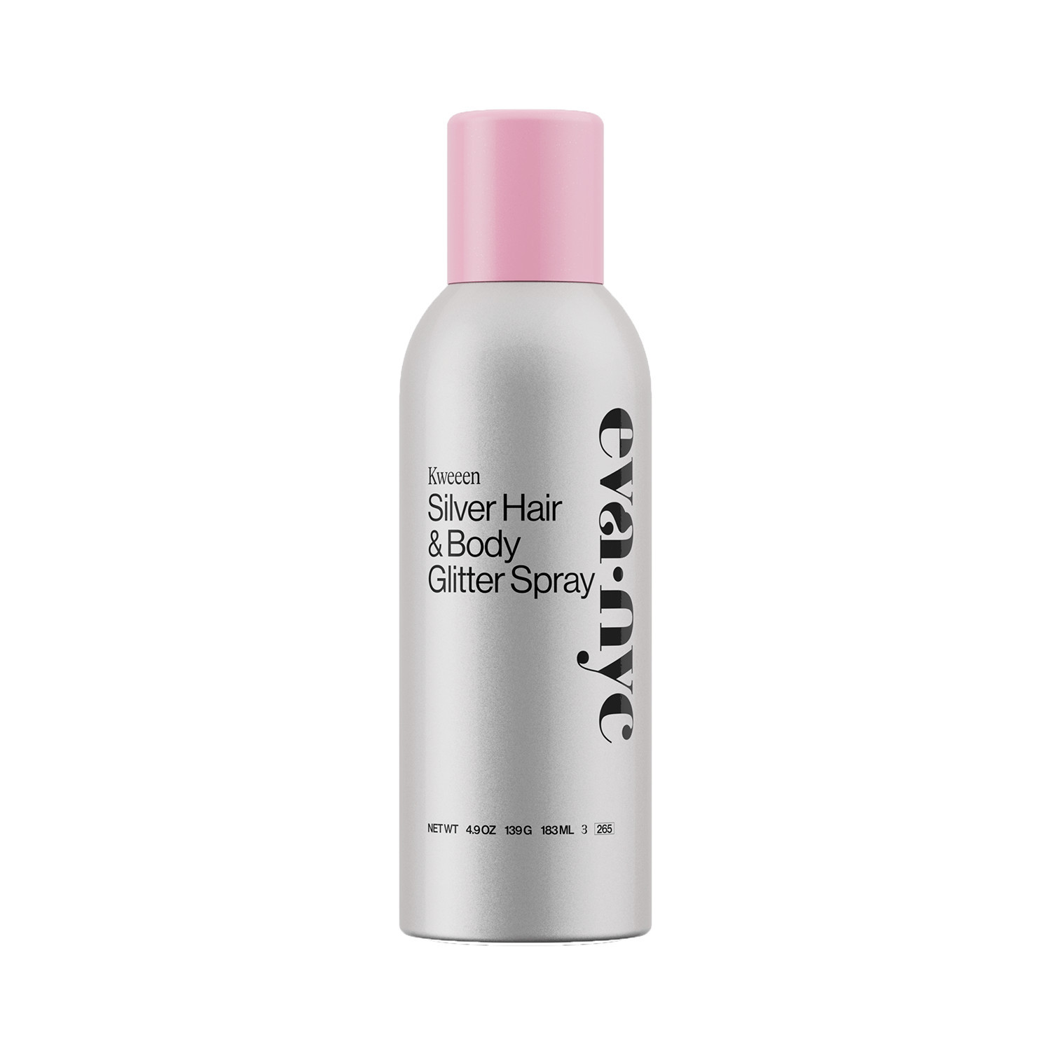 Eva NYC Kweeen Silver Hair & Body Glitter Spray 4.9 oz 4.9 Fl Oz | Sally Beauty