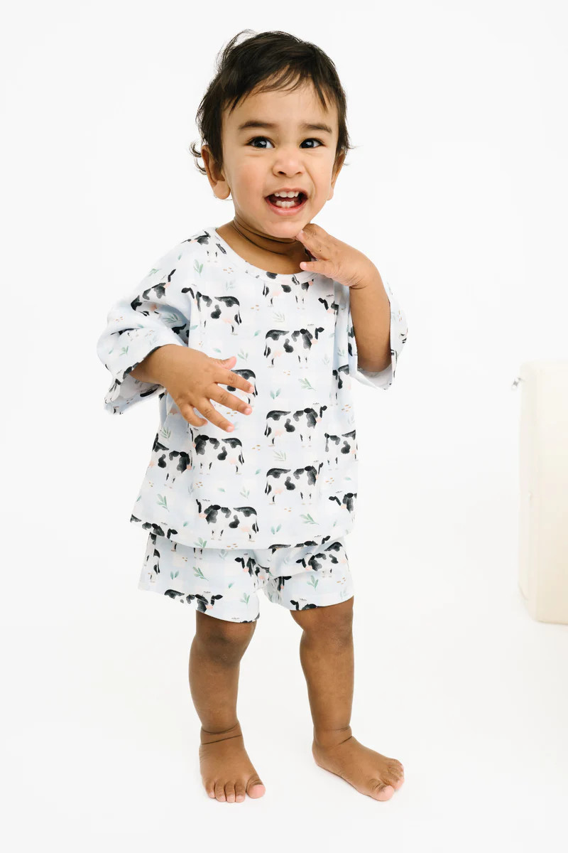 Dairy Cow Slouchy Set | Little One Shop Co