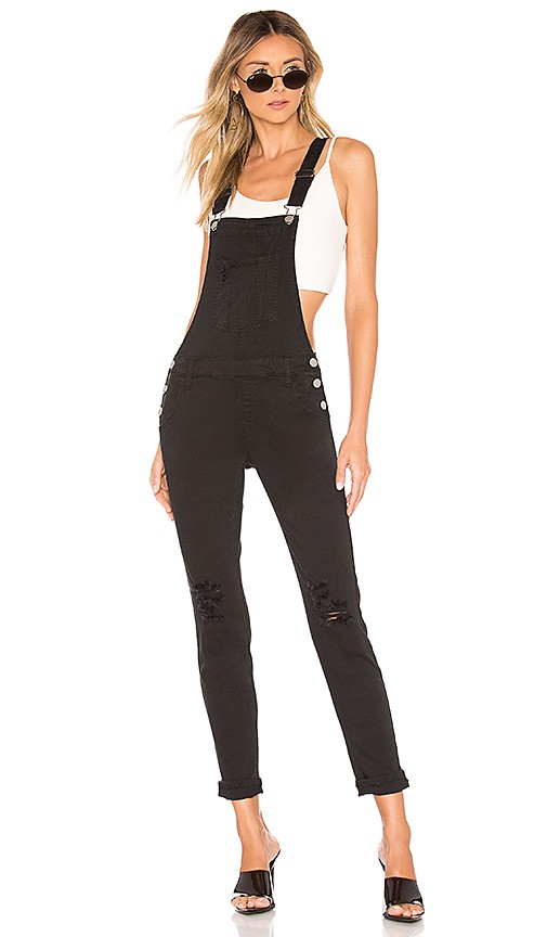 superdown Gia Denim Overalls in Black. - size L (also in XXS) | Revolve Clothing (Global)