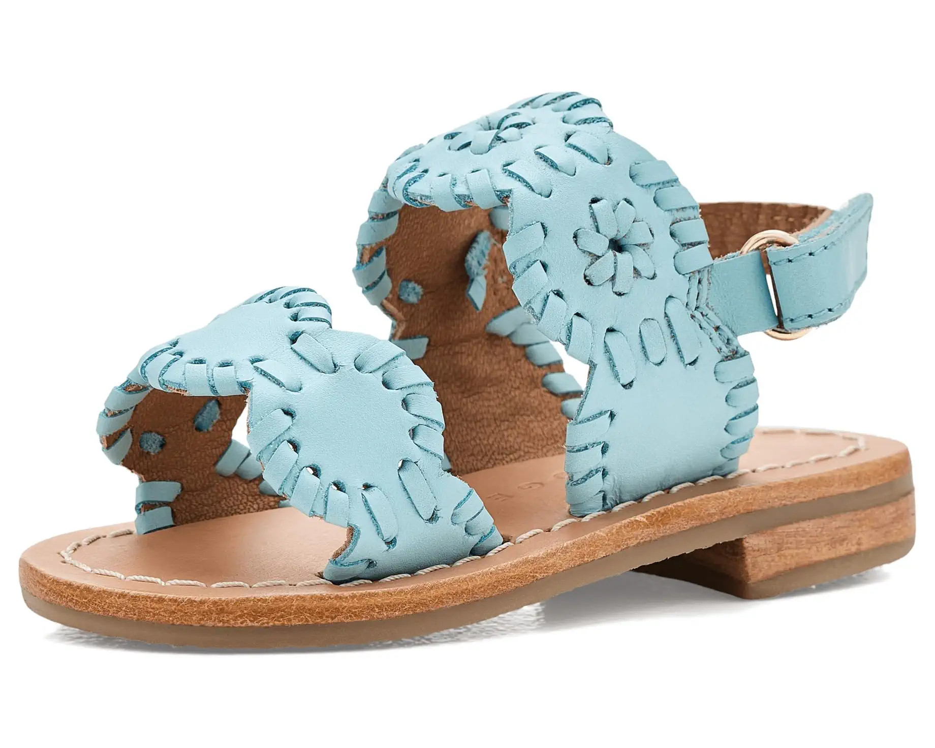 Girl's Jack Rogers Kids Lauren Flat Sandals (Toddler) | Zappos.com