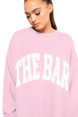 VARSITY SWEATSHIRT BLUSH | The Bar
