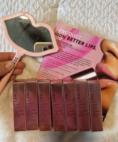 @lawlessbeauty @sephora lawless Forget The Filler Lip Plumping Line Smoothing Gloss. A clinically proven lip-plumping treatment and ultra-shiny gloss with immediate and long-term visible plumping, softening, and hydrating benefits. Immediately, lines look filled and the lip surface looks smooth

#LTKfindsunder50 #LTKxSephora #LTKbeauty