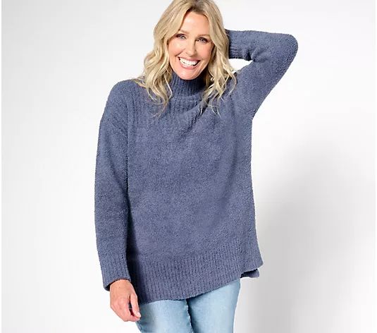 Barefoot Dreams CozyChic Hi-Low Pullover - QVC.com | QVC