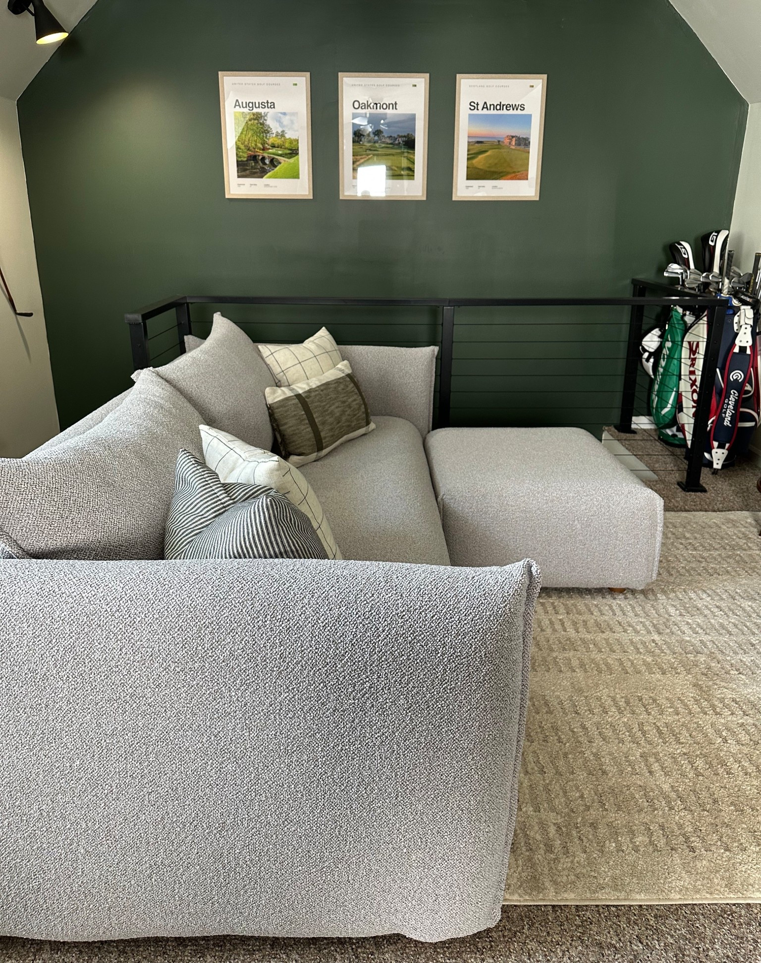 These golf posters are perfect for a golf man cave! Got them printed at Staples! 

#LTKHome #LTKMens