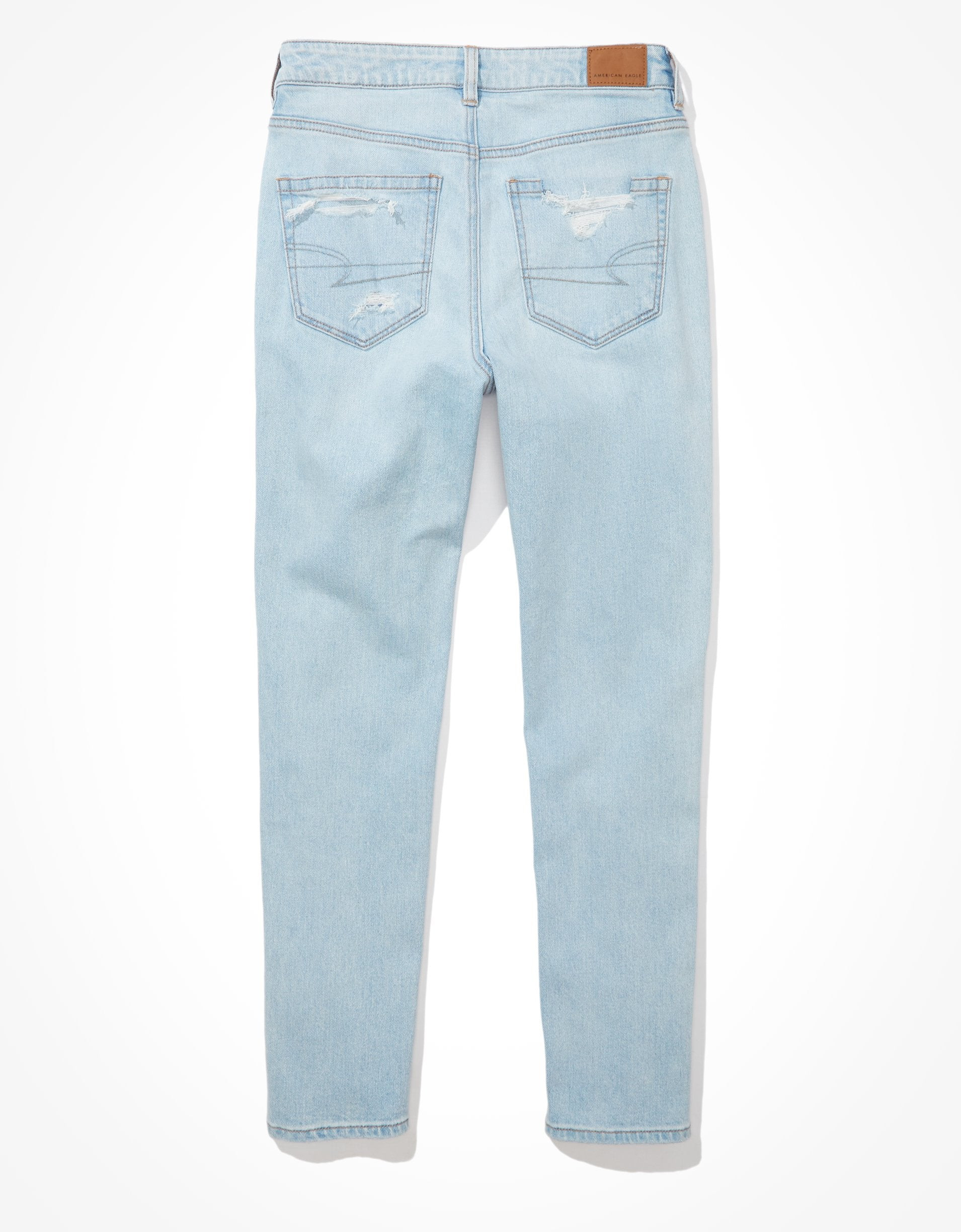 AE Strigid Ripped Mom Jean | Shop Simon
