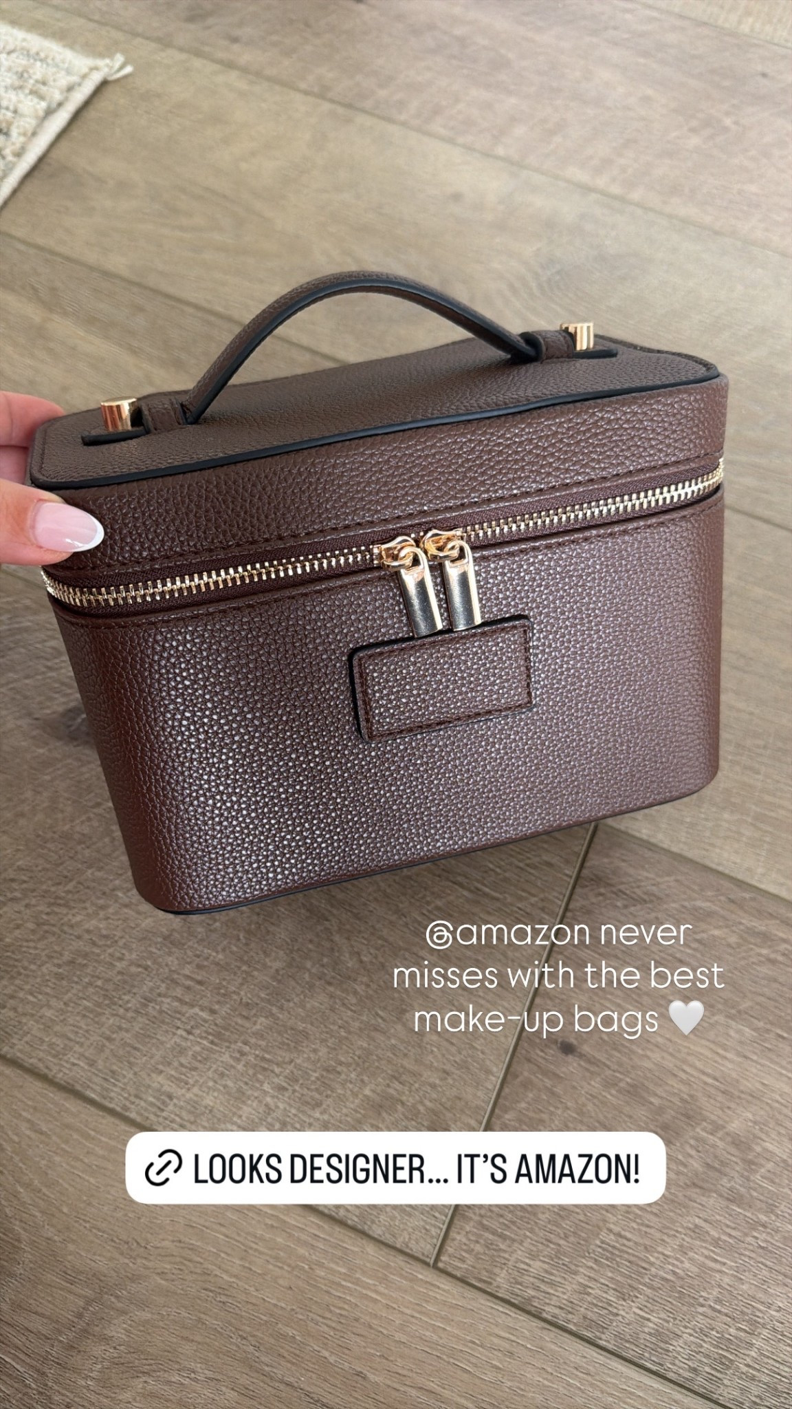 Amazon make up bag I’m loving. Looks designer. 

#LTKBeauty