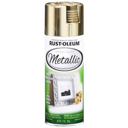 New Rust-Oleum 1910-830 Specialty Metallic Spray Paint 12 Oz Gold | Walmart (US)