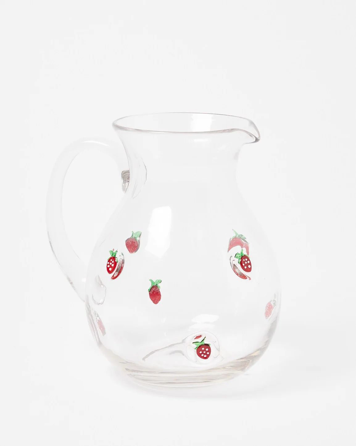 Como Strawberry Fruit Glass Jug | Oliver Bonas | Oliver Bonas (Global)