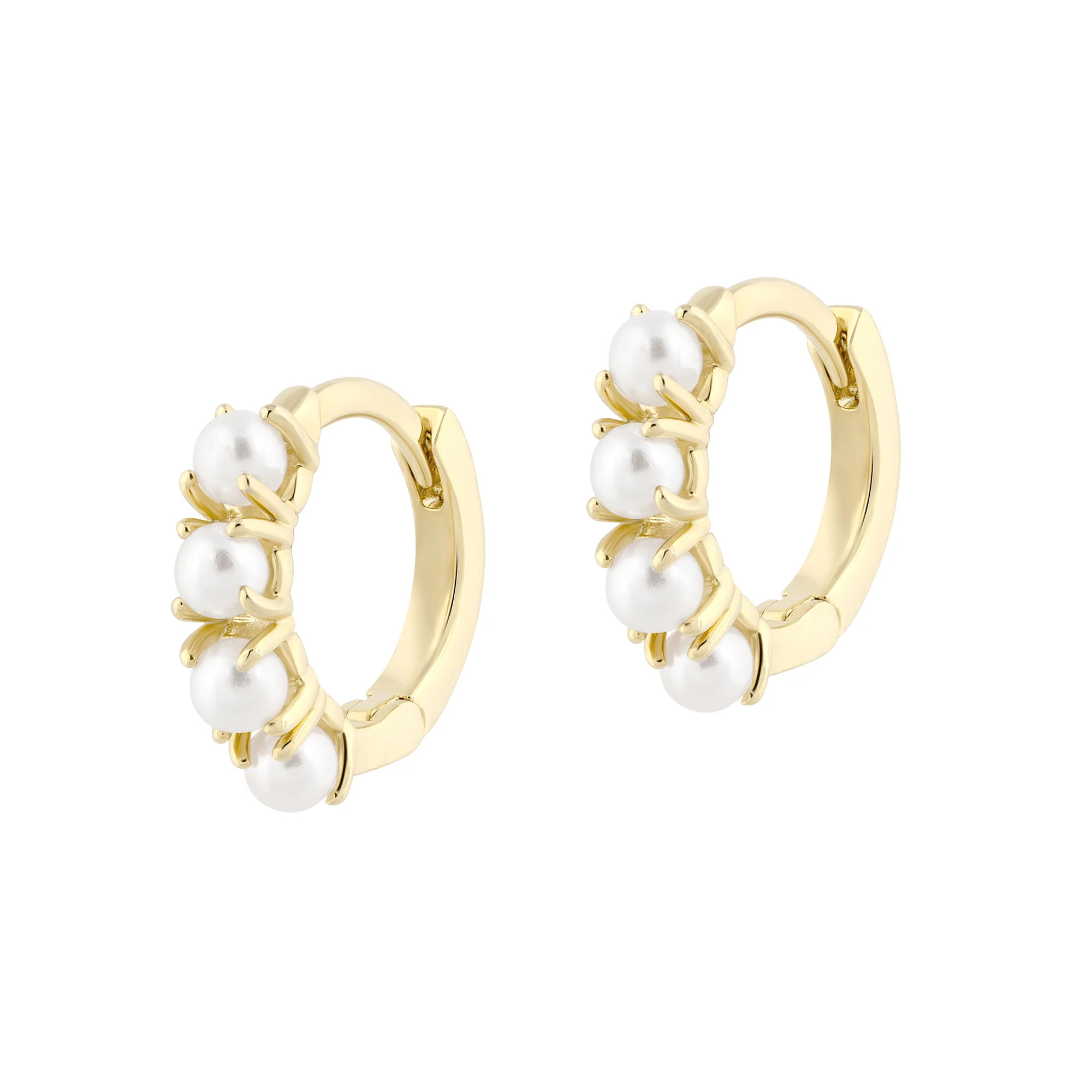 Mermaid Pearl Hoops | Electric Picks Jewelry