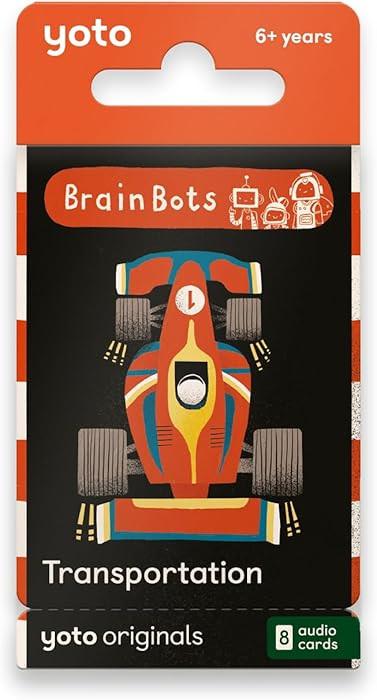 YOTO BrainBots Transportation - 8 Kids Audiobook Cards for Use with Player & Mini All–in–1 Au... | Amazon (US)