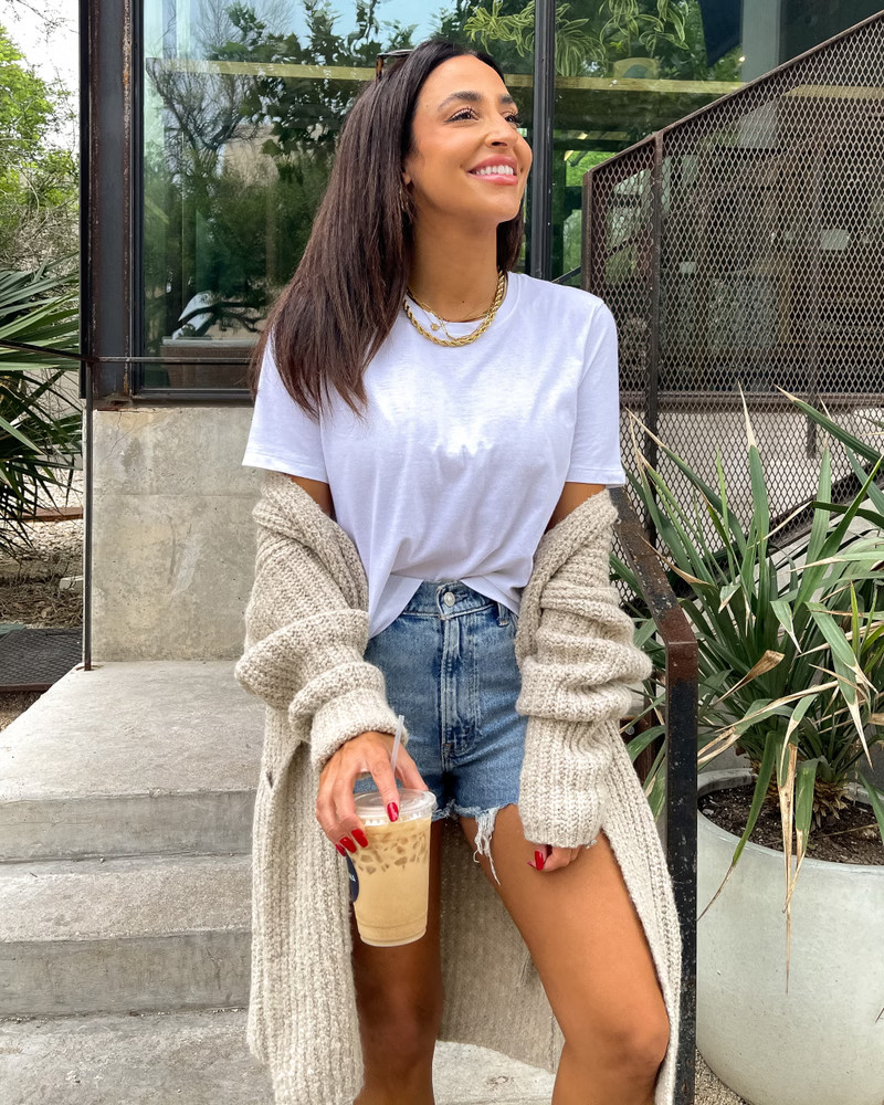 Short-Sleeve Cropped Relaxed Tee | Abercrombie & Fitch (US)