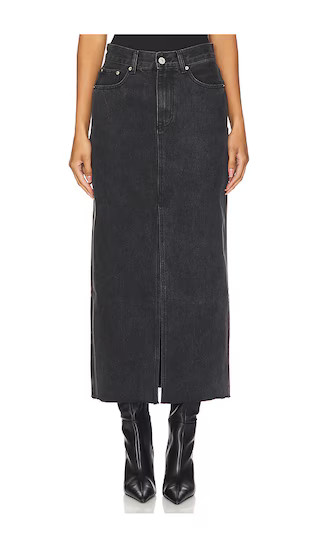 Avani Skirt in Washed Black | Revolve Clothing (Global)
