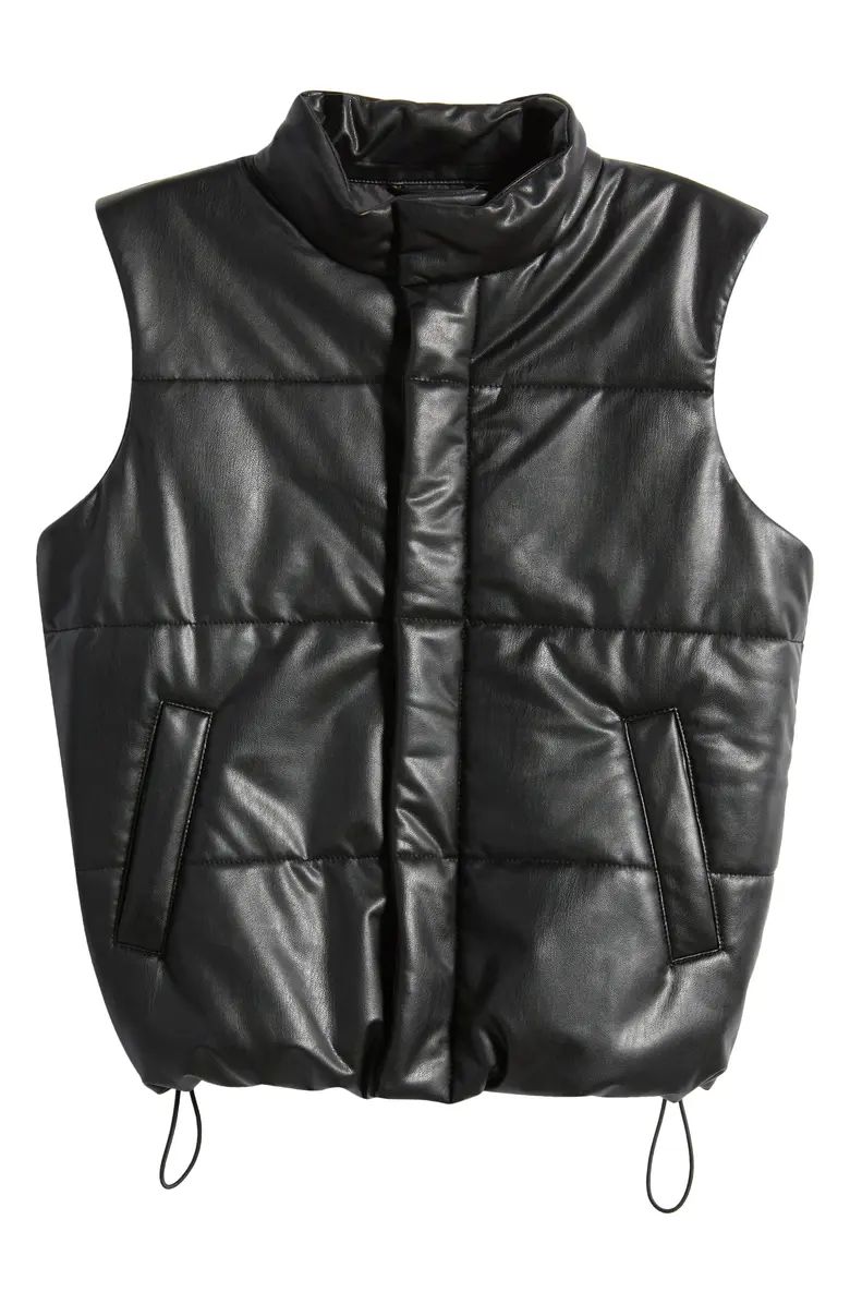 Freshman Kids' Quilted Faux Leather Vest | Nordstrom | Nordstrom