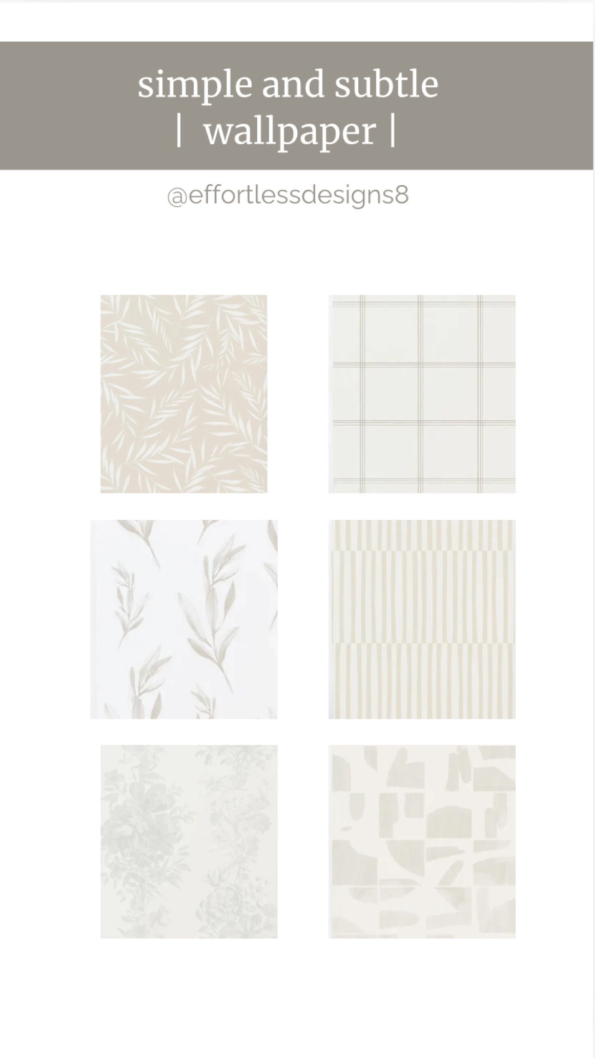 Add eye catching wallpaper to any room with a subtle yet sophisticated aesthetic. Look at our favorite neutral wallpaper selections for your next remodel.


#LTKHome