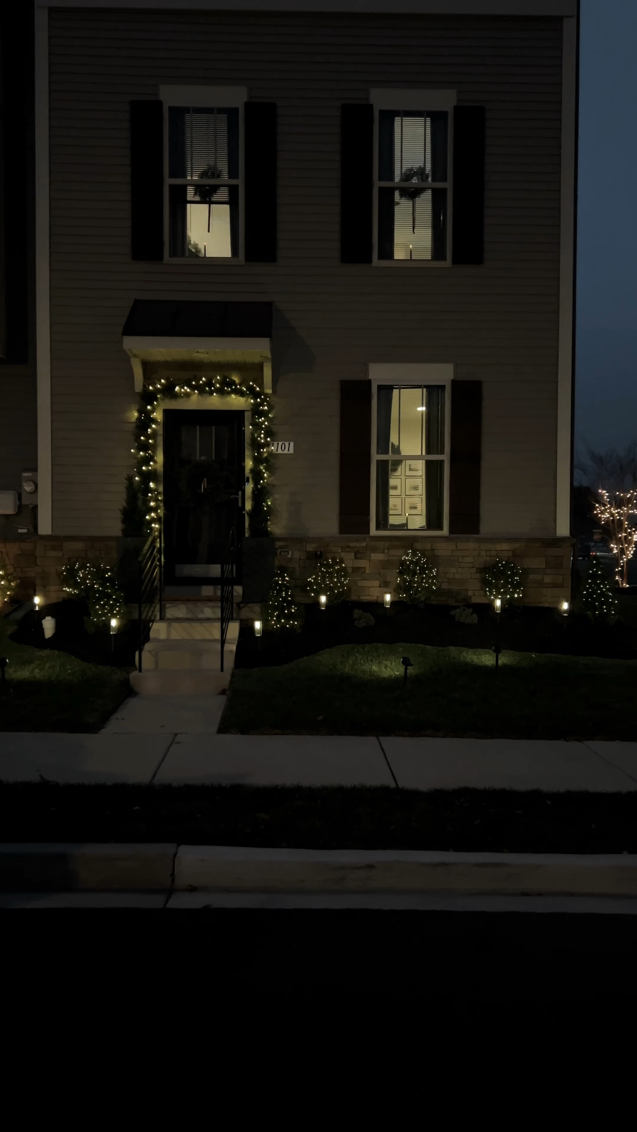 My Christmas exterior decor. The solar lights for the bushes were amazing! Say goodbye to ugly cords in the yard 


#holiday2024
#christmaslights #garland #christmasdecor #homedecor #christmas

#LTKHome #LTKSeasonal