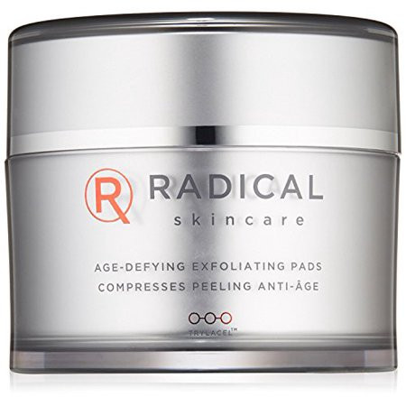 Radical Skincare Age-Defying Exfoliating Pads Removes Dead Skin Evens and Brightens Skin Tone for Ra | Walmart (US)