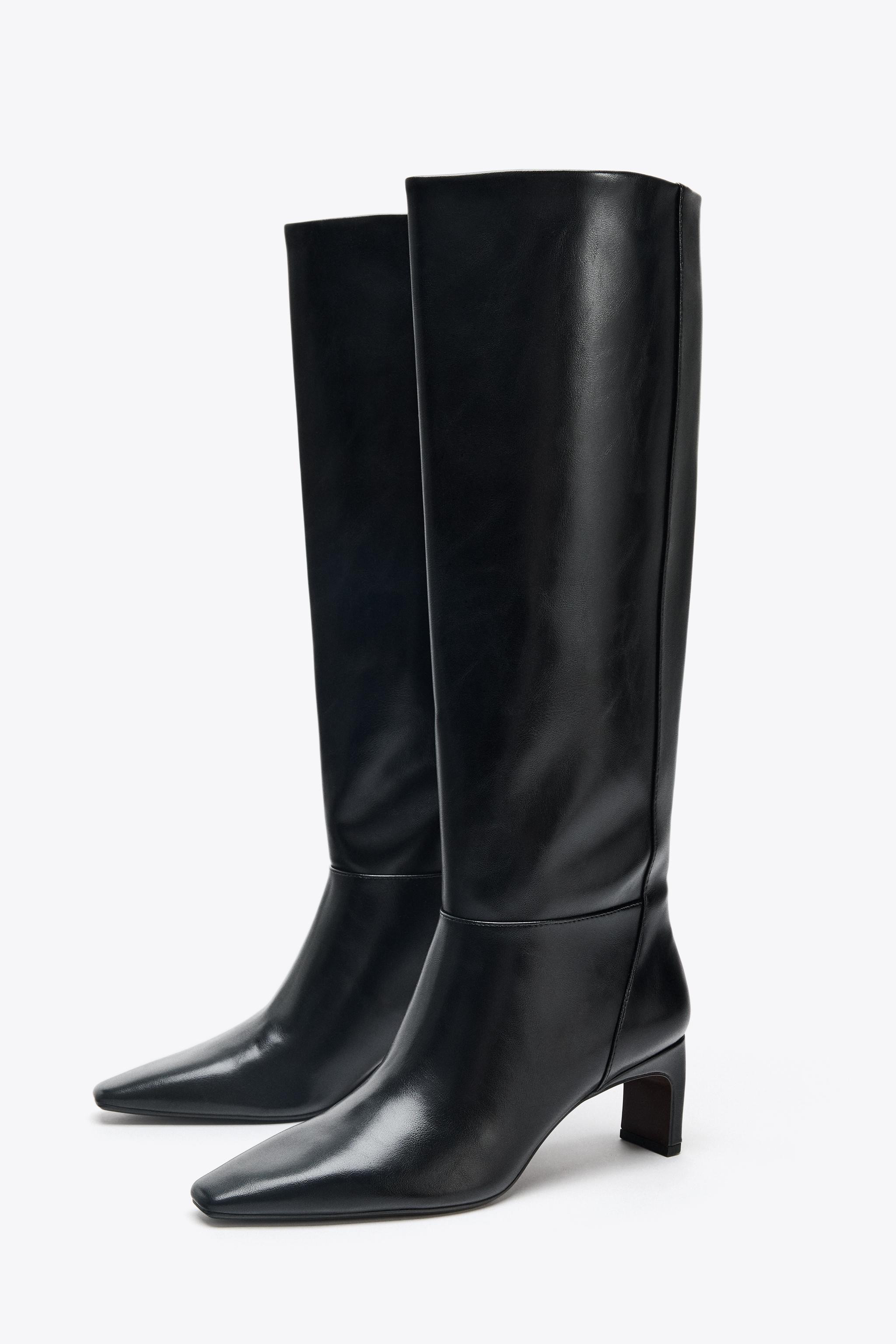 WIDE HEEL BOOTS | Zara US