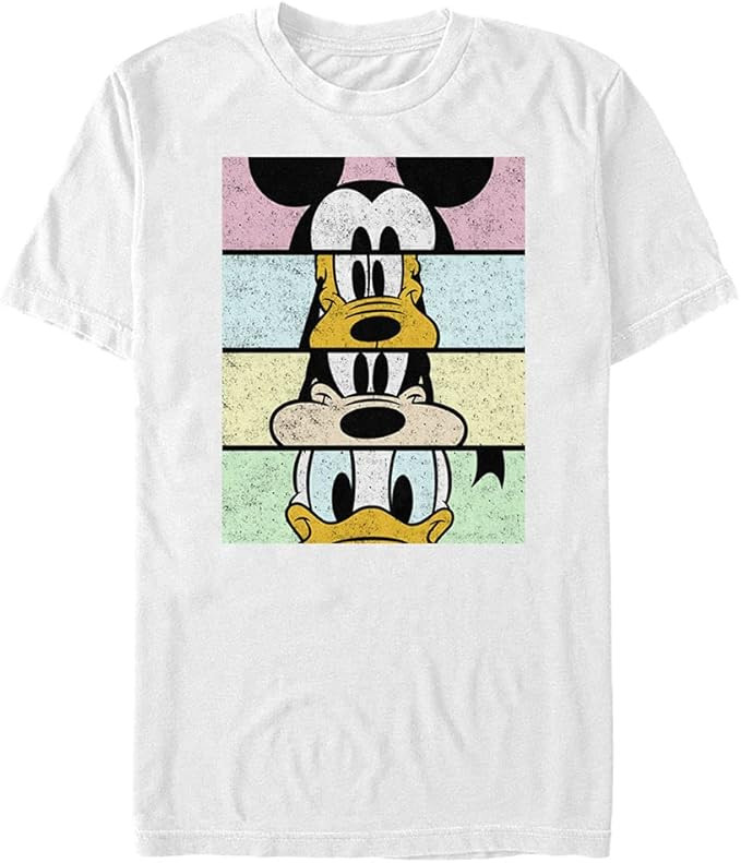 Disney Men's Characters Crew Crop T-Shirt | Amazon (US)