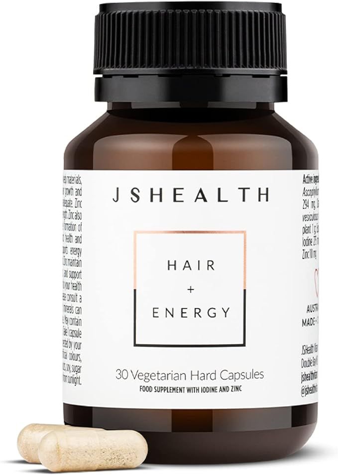 JSHealth Vitamins Hair and Energy Formula Hair Growth Vitamins | Hair Vitamins for Women and Men ... | Amazon (US)