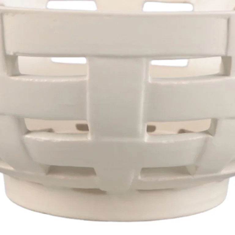 Better Homes & Gardens Ivory Woven Ceramic Decorative Bowl, 11 in | Walmart (US)