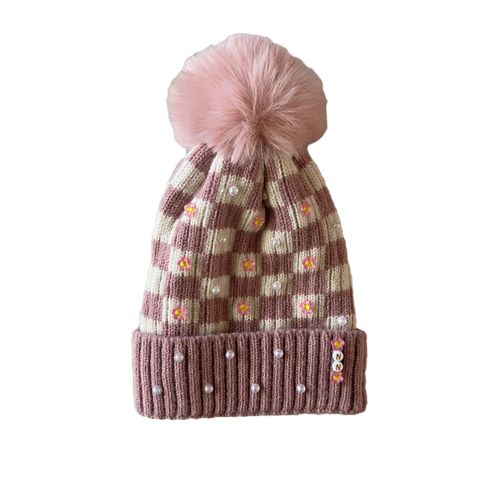 Personalized Checker Flower Hat | Strand.Up | Strand.Up