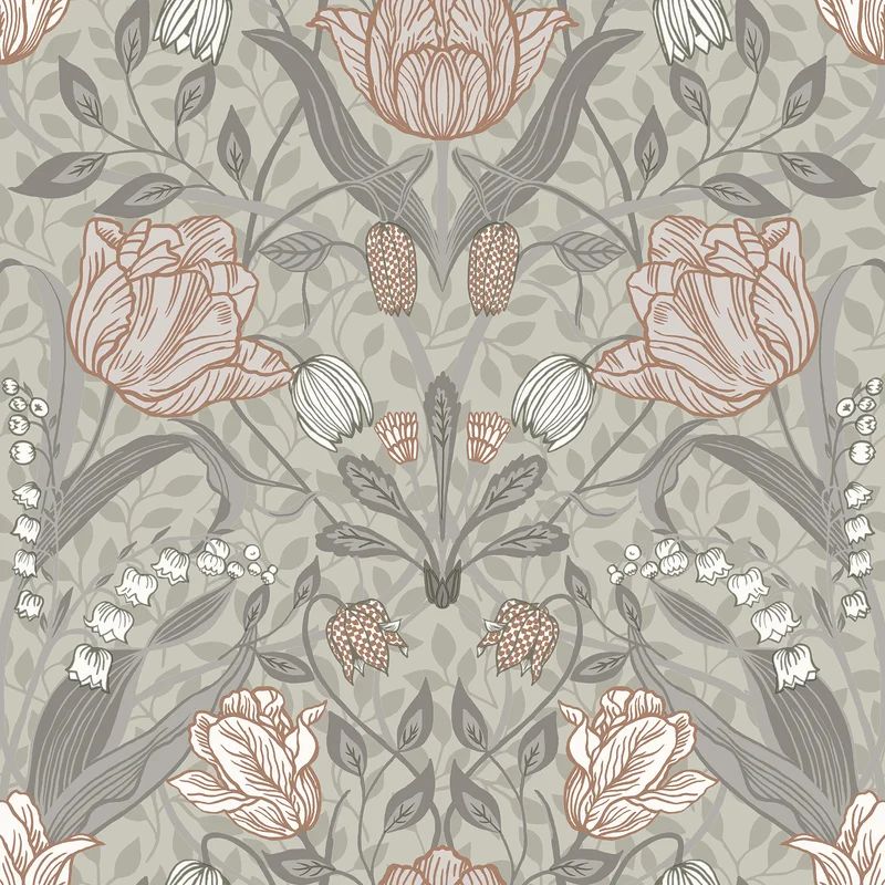 Yael Floral Wallpaper | Wayfair North America
