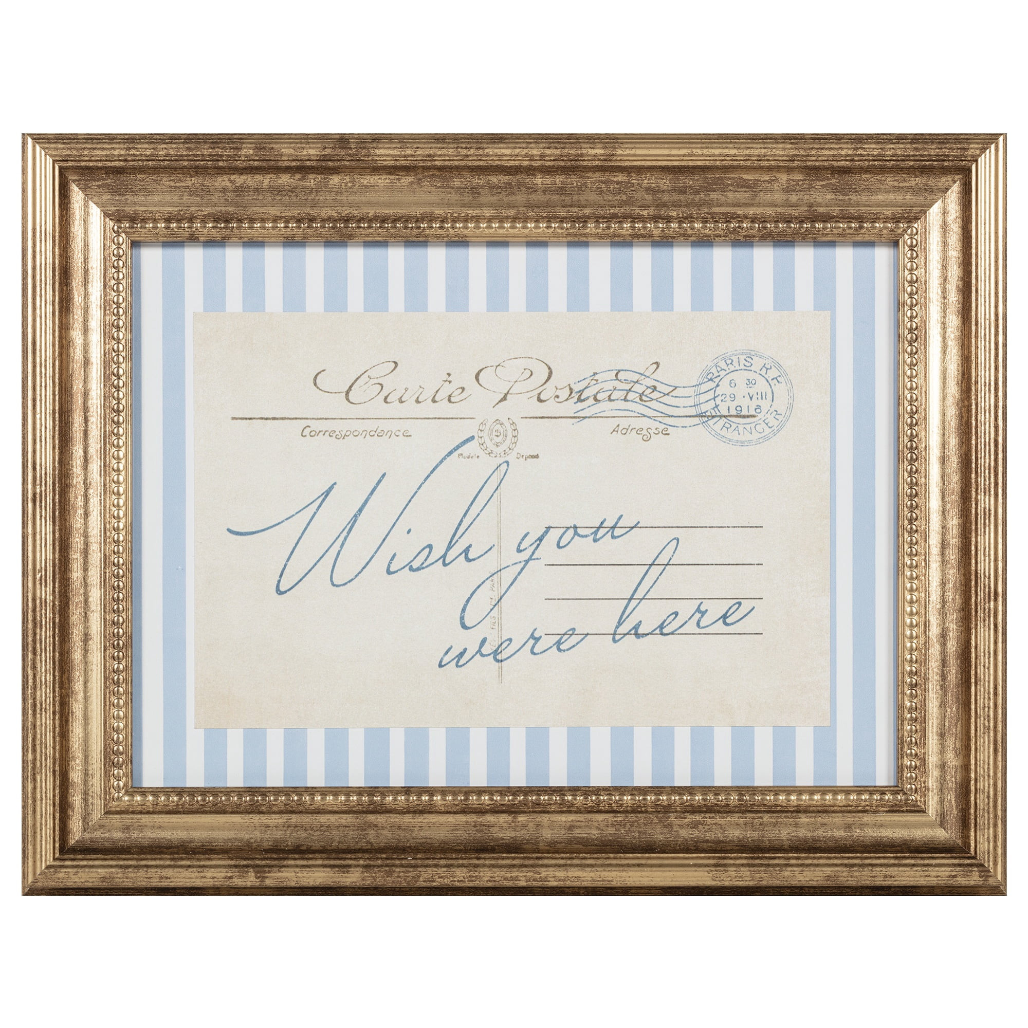 My Texas House Postcard Framed Art 14" x 11" Travel Framed Wall Art | Walmart (US)