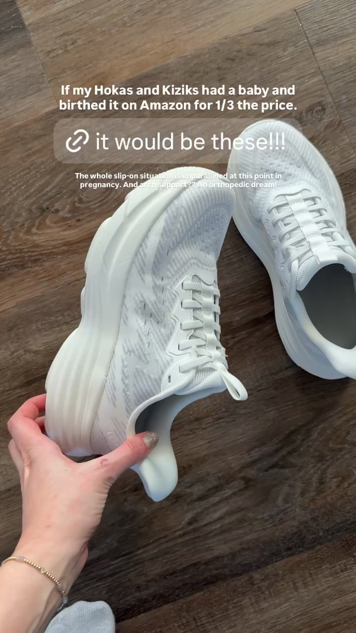 These slip on sneakers are a combo of hokas + kiziks!

#LTKmomlife #LTKfitnessgoals #LTKActive