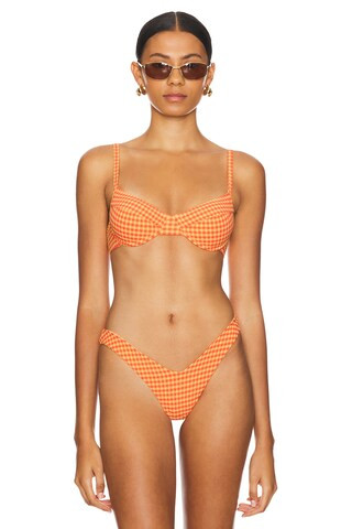 X Lexi Hidalgo Ditzy Underwire Top in Honeysuckle | Revolve Clothing (Global)