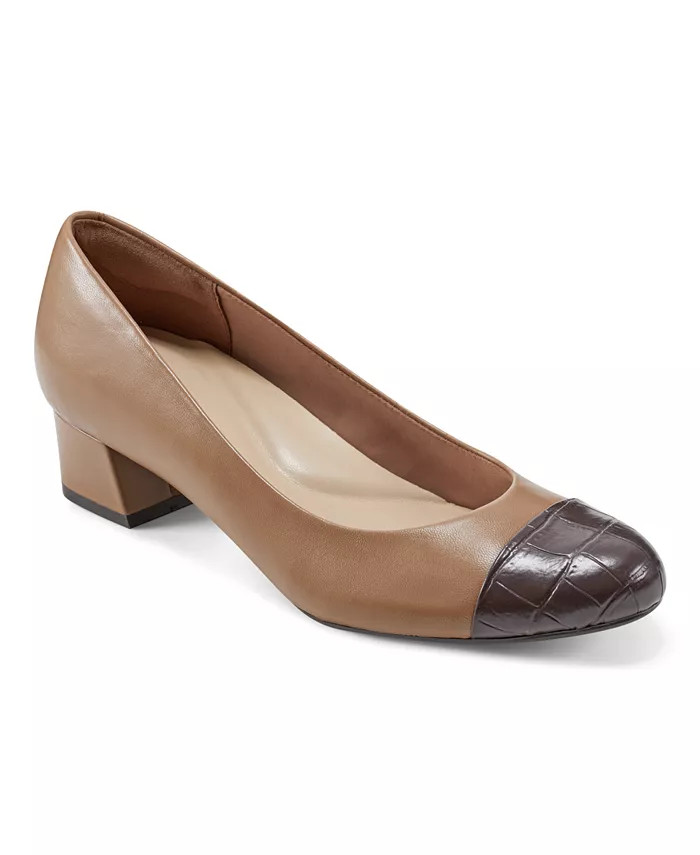 Women's Eflex Lucinda Slip-On Block Heel Dress Pumps | Macy's