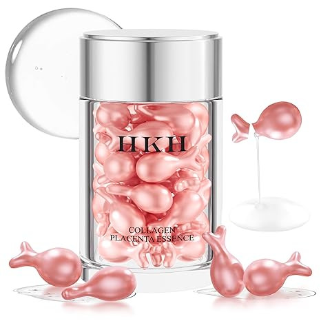 HKH Retinol Serum Capsules for Face: 48 Caps Anti-Aging Wrinkle Skincare Night Serum - Vitamin A ... | Amazon (US)