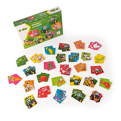 John Deere Kids Matching Game - Farm Themed Memory Game for Toddlers and Kids - John Deere Toys - Preschool Games and Learning Activities - 27 Matches - Ages 3 Years and Up | Amazon (US)
