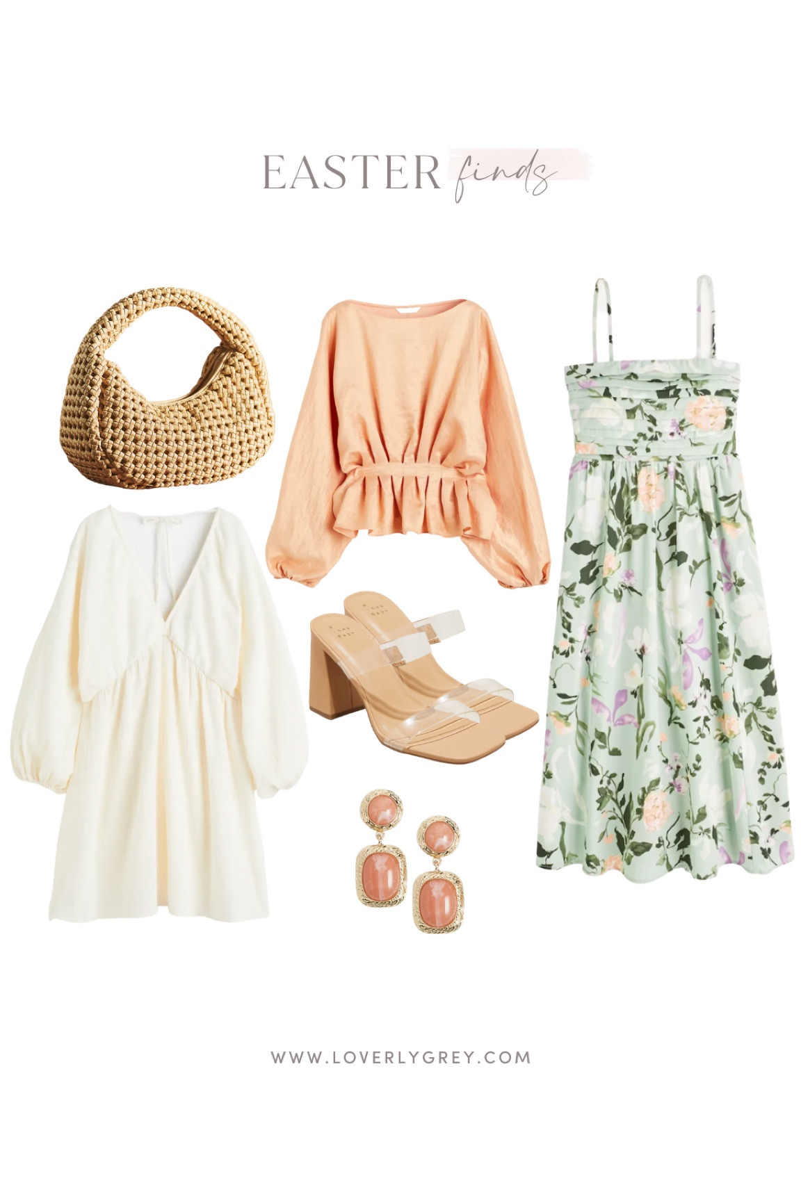 Easter outfit ideas! Loving the pastels! Loverly Grey wears an XS in these pieces! 

#LTKFind #LTKSeasonal #LTKstyletip